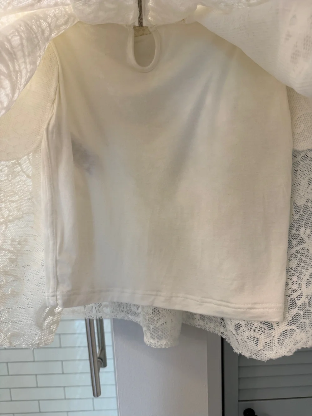 Maje White Floral Lace Circle Skirt - Picture 4 of 4